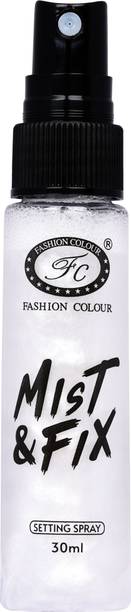 FASHION COLOUR Mist & Fix Setting Spray-Waterproof Long-Lasting Makeup Hydrating & Illuminating Primer  - 30 ml