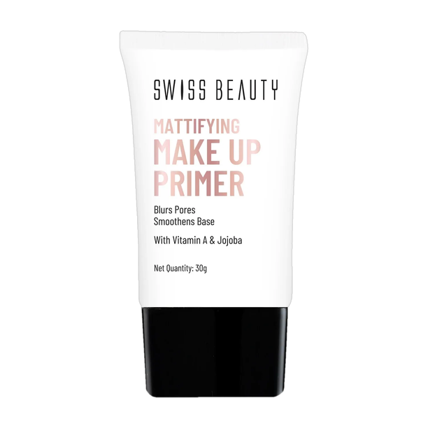 SWISS BEAUTY Mattifying Makeup Primer | Oil Free | Minimises Pores | Long Lasting Base Primer  - 30 ml
