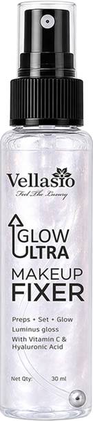 vellasio Glow Up Makeup Fixer Spray | Prep & Set | Dewy Radiance | Vitamin C  Primer  - 30 ml