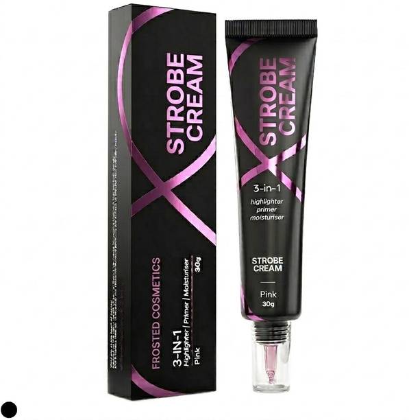 FROSTED COSMETIC Strobe Cream 30g – 3-in-1 Glow Booster (Primer + Highlighter + Moisturizer) Primer  - 30 g