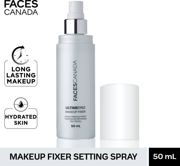 FACES CANADA Ultime Pro Makeup Fixer | Non Sticky, Keeps Makeup Intact, Hydrates & Refreshes Primer  - 50 ml