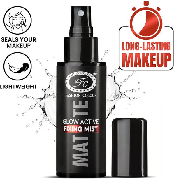 FASHION COLOUR Matte Glow Active Fixing Mist Primer  - 80 ml