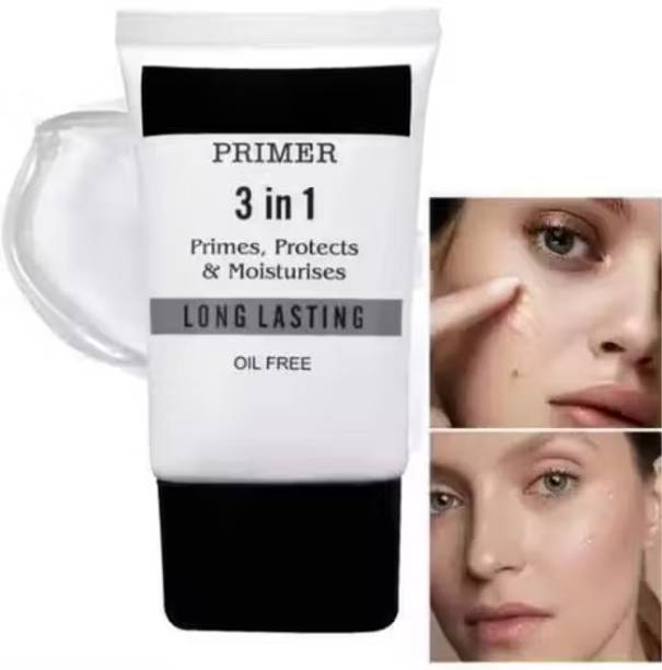 BLANC BEAUTE 3 in 1 Long Lasting Oil Free Primer (Transparent)  Primer  - 30 ml