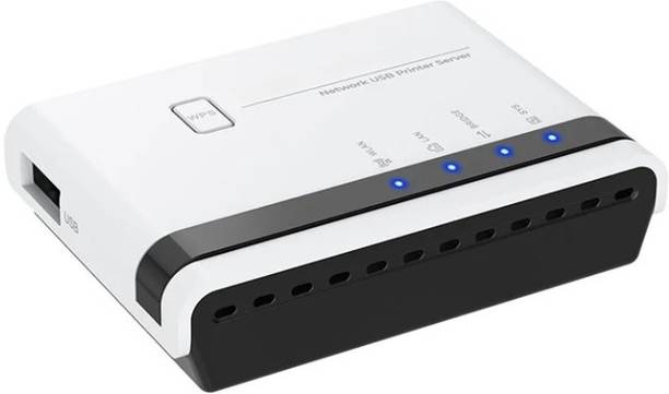 atdaraz USB WiFi Print Server with 100Mbps LAN & Bridge, Wired/Wireless/Standalone Modes Ethernet, Wireless Print Server