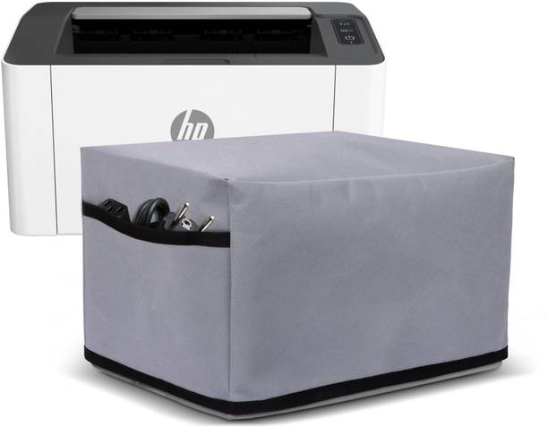 CRASOME Dust & Water Proof Cover for HP Laser 1008w / 1008a - Grey Printer Cover