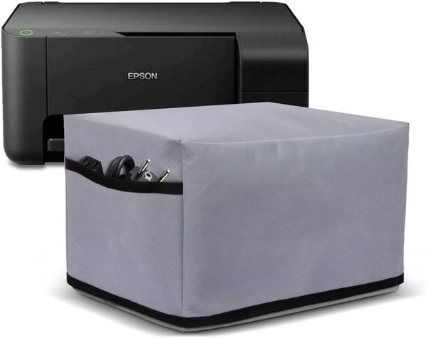 CRASOME Dust & Water Proof Printer Cover for Epson EcoTank L3250 / L3210 - Grey Printer Cover