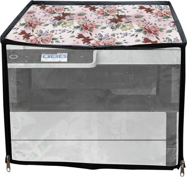 JMT Printer Cover For Epson Eco Tank M3170 Ink Tank Printer (Pink Rose Print) Printer Cover