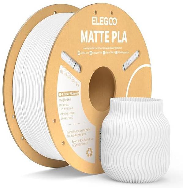 Elegoo Matte PLA Filament 1KG, 1.75mm Dimensional Accuracy +/- 0.02mm, 1kg 3D Printer Filament