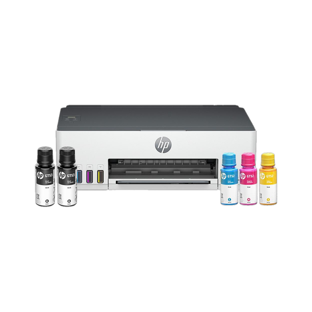 HP Smart Tank 210 Single Function WiFi Color Ink Tank Printer (Color Page Cost: 0.5 Rs. | Black Page Cost: 0.2 Rs. | Borderless Printing) Up to 12 IPM Mono / 5 IPM Color, Yield: Up to 8,000 Black / 6,000 Color Pages, 1 Extra Black Ink Bottle, In-Box Ink Included