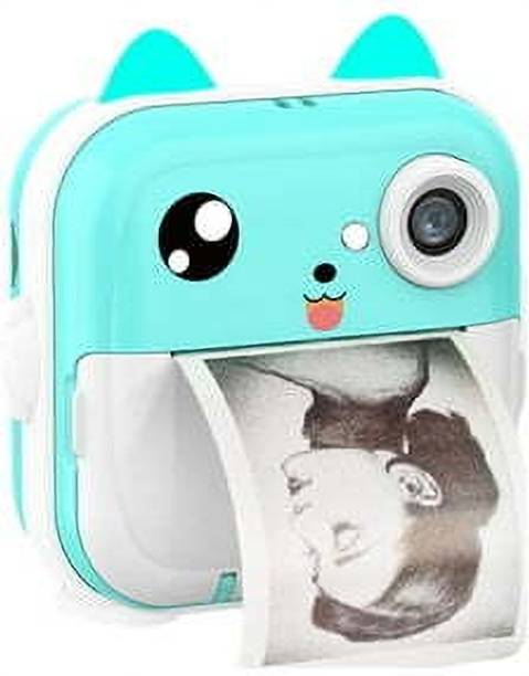 4uonly diwali offer Children Q5 Kids Camera Instant Print Photo jgv8 Multi-function Monochrome Label Printer