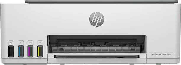 HP Smart Tank All In One 520 Multi-function Color Ink Tank Printer for Print/Scan/Copy with 1 Extra Black Ink Bottle & Up to 8000 Black & 6000 color pages of ink in box
