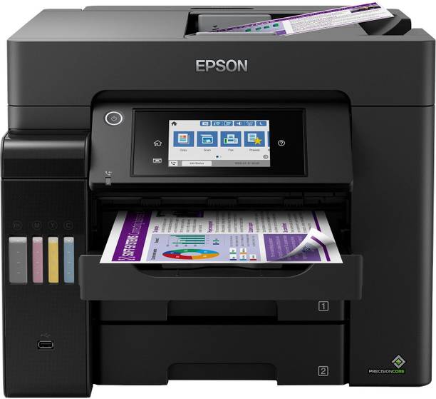 Epson EcoTank L6570 Multi-function WiFi Color Ink Tank Printer (Color Page Cost: 36 Paise | Black Page Cost: 12 Paise) with Ultra-high Page Yield Up to 13500 pages, Duplex Printing & 4.3" Color LCD Touchscreen