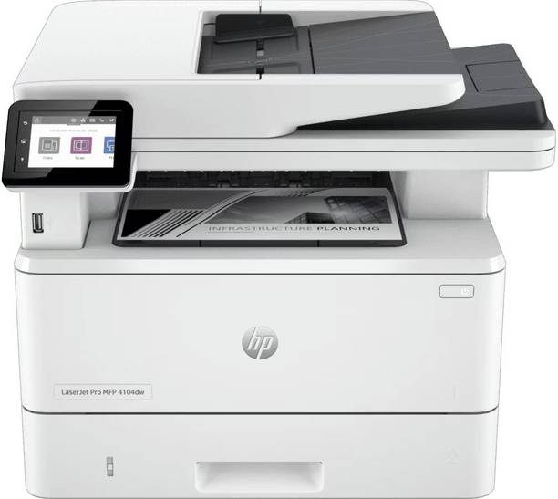 HP Laserjet Pro MFP 4104dw Multi-function WiFi Monochrome Laser Printer