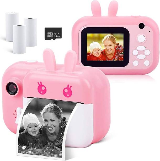 ENMORA Children diwali offer Q5 Kids Camera Instant Print Photo dsf2 Multi-function Monochrome Label Printer