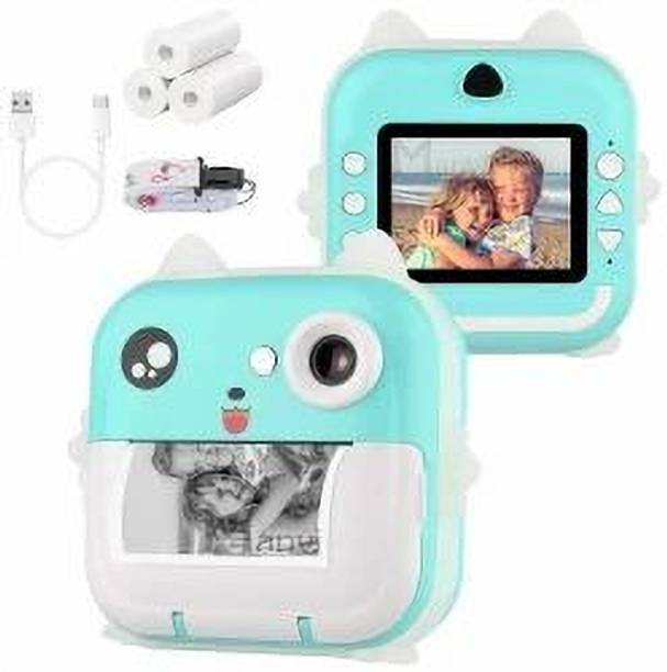 4uonly Children Kids Instant Camera 24MP Kids Digital Camera CXV9 Multi-function Monochrome Label Printer