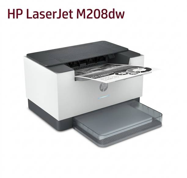 HP LaserJet M208dw Printer, Wireless, 50-sheet Input Tray Single Function WiFi Monochrome Laser Printer