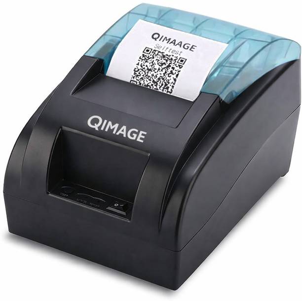 Q-IMAGE 58MM (2 Inch) Bluetooth + USB Thermal Receipt Printer Multi-function Monochrome Thermal Transfer Printer