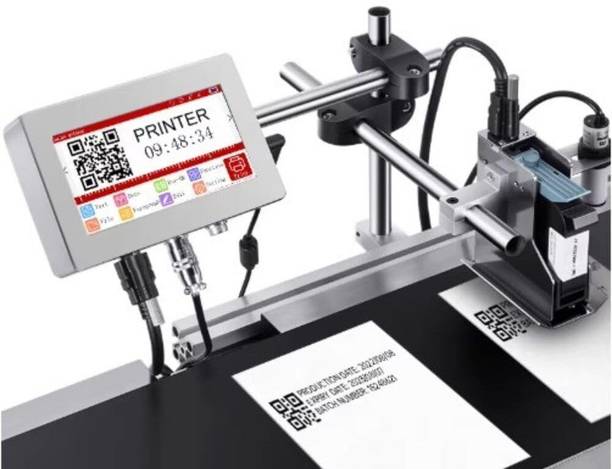 universalseal 25mm Automatic Batch Coding Printer | 5-Inch Touchscreen Inkjet Printing Single Function WiFi Monochrome Inkjet Printer