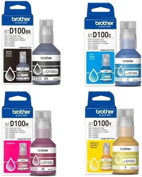 brother Original Ink Bottles BTD100 For T230 T430W T530DW T730DW T930DW Printer Black Single Function Color Inkjet Printer