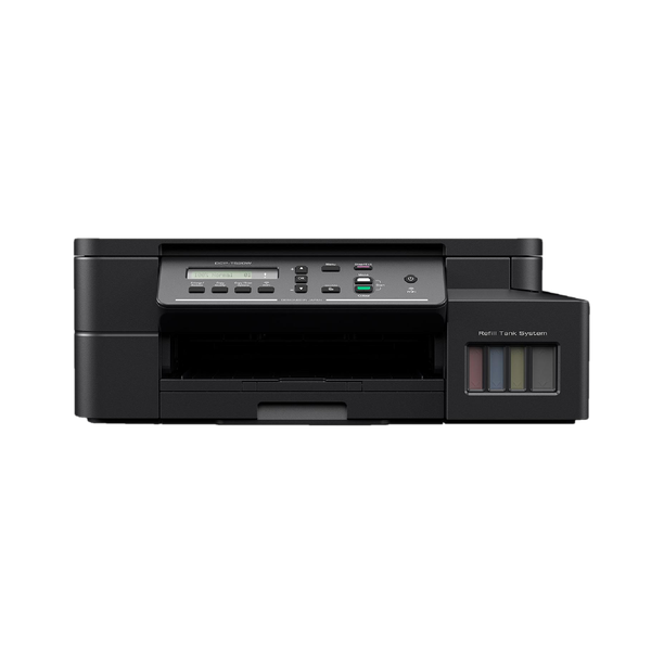 brother DCP-T525W All-in-One Refill Multi-function WiFi Color Ink Tank Printer (Borderless Printing) ideal for Home & Office Usage with 1 Additional Black Ink Bottle