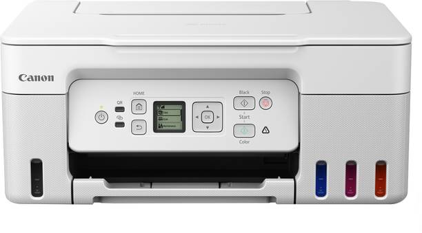 Canon PIXMA MegaTank/Ink Efficient G3770 Multi-function WiFi Color Ink Tank Printer with Black (135 ml) & Color (70 ml) ink bottles