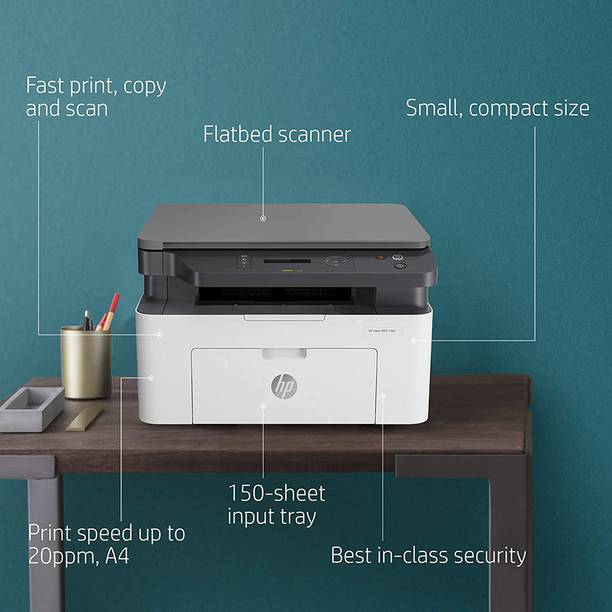 HP MFP 136a Multi-function Monochrome Laser Printer