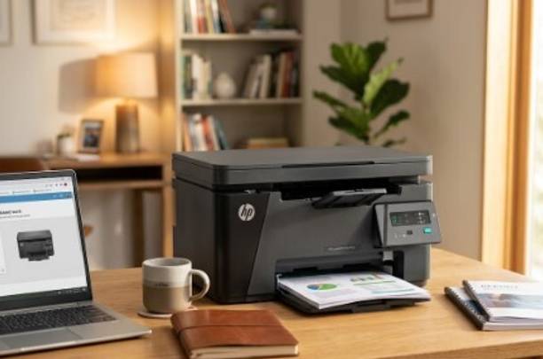HP LaserJet Pro M126a Compact Office Laser Printer with Scanner and Copier Multi-function Monochrome Laser Printer