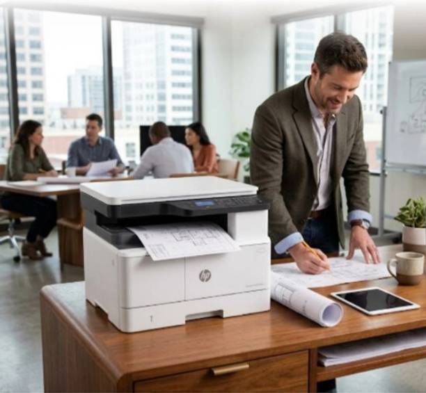 HP 438dn Professional Network Laser Printer for High Volume Printing Multi-function Monochrome Laser Printer