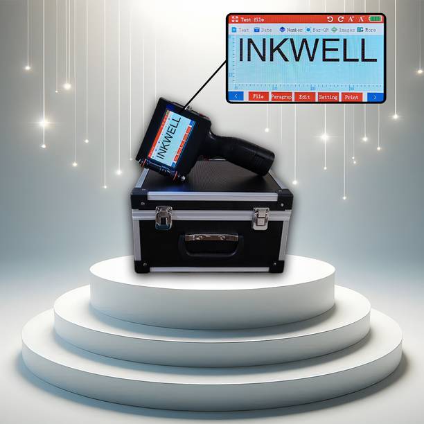 InkWell HANDHELD INKJET PRINTER 12.7 mm Multi-function Monochrome Inkjet Printer