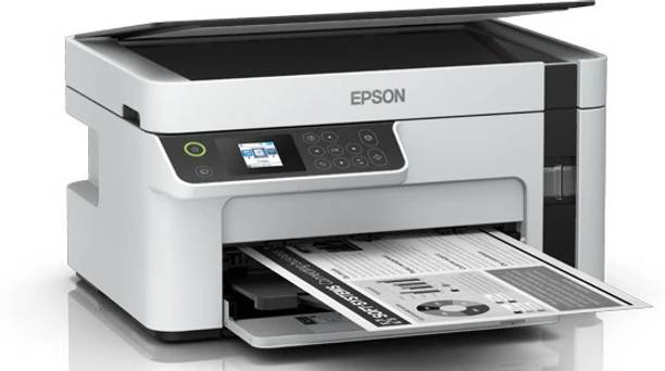 Epson EcoTank M2120 All-in-One InkTank WiFi Printer Multi-function WiFi Monochrome Inkjet Printer  (Ink Bottle)