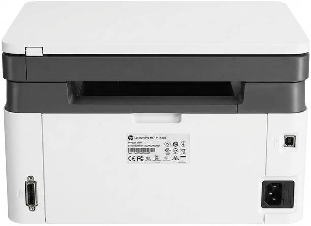 HP 1188A Laser PrinterBlack & White Printer | USB Connectivity | High Speed P Multi-function Monochrome Laser Printer
