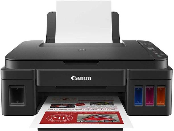 Canon PIXMA Ink Efficient G3012 With 2 Extra Black Ink Bottle Multi-function WiFi Color Ink Tank Printer