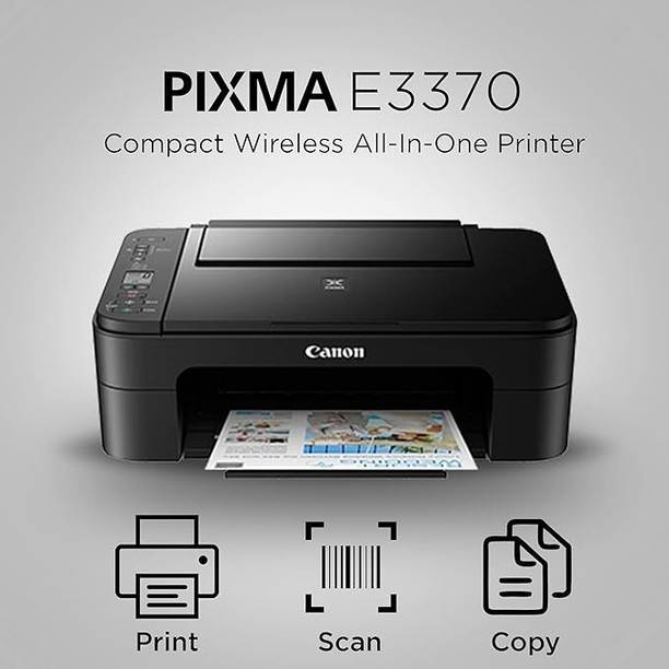Canon Pixma E3370 Multi-function Color Inkjet Printer