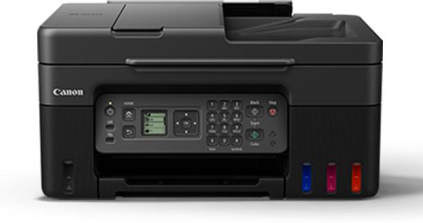 Canon PIXMA MegaTank/Ink Efficient G4770 Multi-function WiFi Color Ink Tank Printer with Black (135 ml) & Color (70 ml) ink bottles