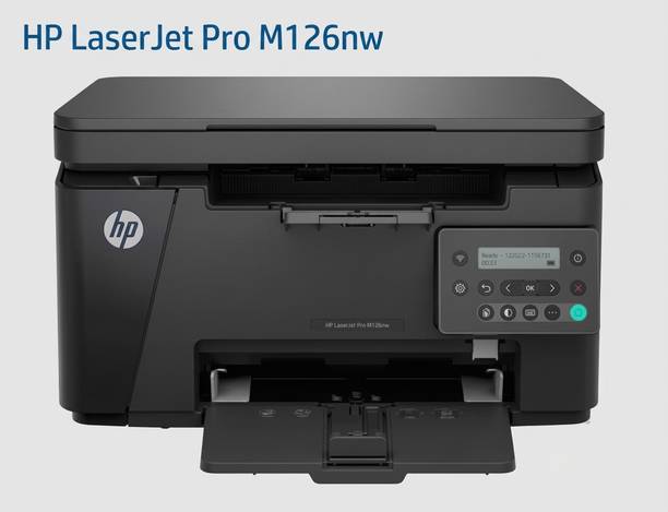 HP LaserJet Pro 126nw Printer | Wireless Printer | Print Scan Copy | Home & Office Multi-function WiFi Monochrome Laser Printer
