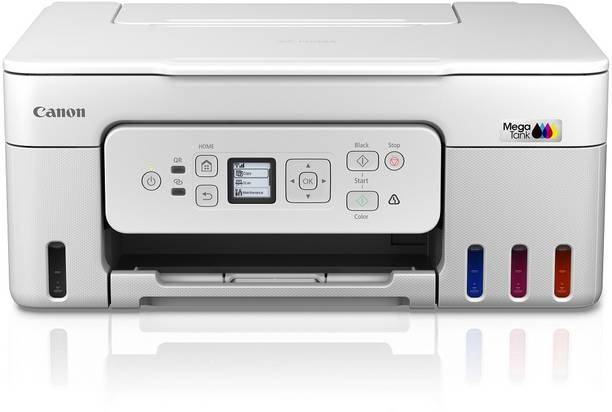 Canon MegaTank G3780 Multi-function WiFi Color Ink Tank Printer (Borderless Printing) for Print/Copy/Scan with 6000 black and 7700 color prints, 1.35 inch LCD Panel & Auto 2-Sided Printing
