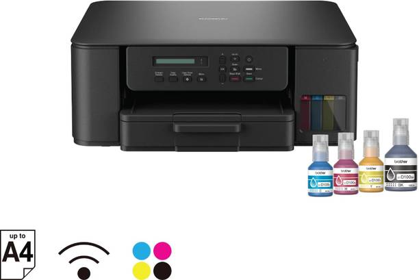 brother DCP-T530DW Experience Seamless Printing with Auto Duplex and WiFi Support Multi-function WiFi Color Ink Tank Printer