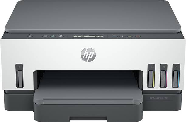 HP Smart Tank 720 All-in-One Duplex Wifi High Capacity Inktank Multi-function WiFi Color Ink Tank Printer (Borderless Printing) for Print/Copy/Scan with Automatic Ink Sensor (Up to 12000 Black, 8000 Colour pages of ink in box)