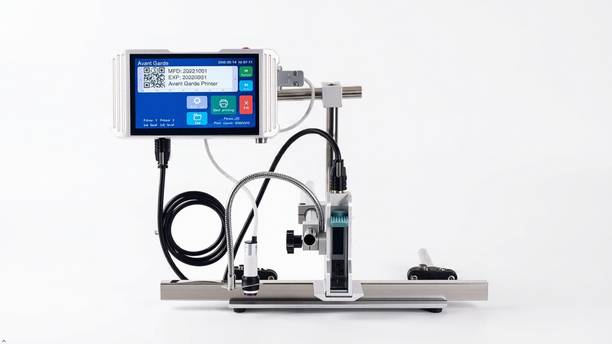 universalseal 25mm Online Thermal Inkjet Printer | 7-Inch Touchscreen Single Function Monochrome Inkjet Printer