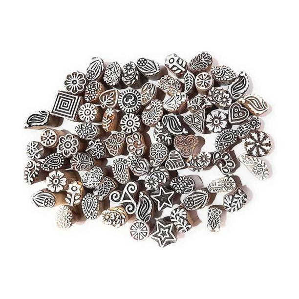 KN BlockWala Wooden Printing Stamp Blocks for Saree Border, Paper, Dresses & Designing Printing Blocks