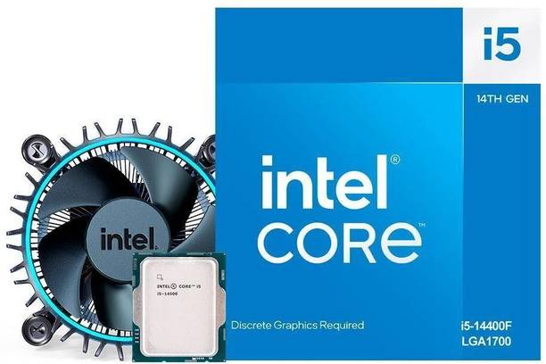 Intel Core i5 14th Generation 14400F (Graphic Card Required for Display) 1.8 GHz Upto 4.7 GHz LGA1700 Socket 10 Cores 16 Threads 20 MB Smart Cache Desktop Processor