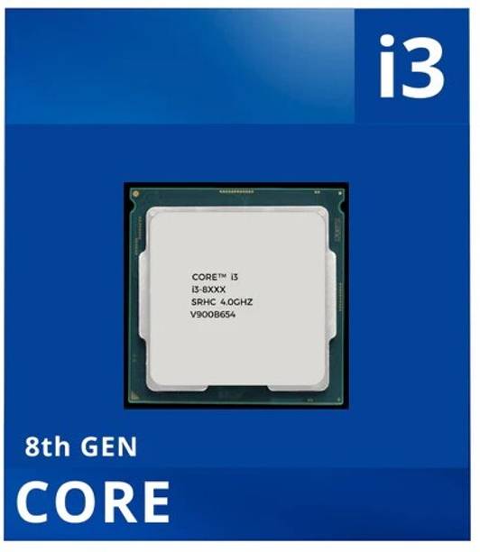AETMP 3.6 GHz LGA 1151 i3 8th Generation With Thermal Paste, Fan, Heatsink Processor