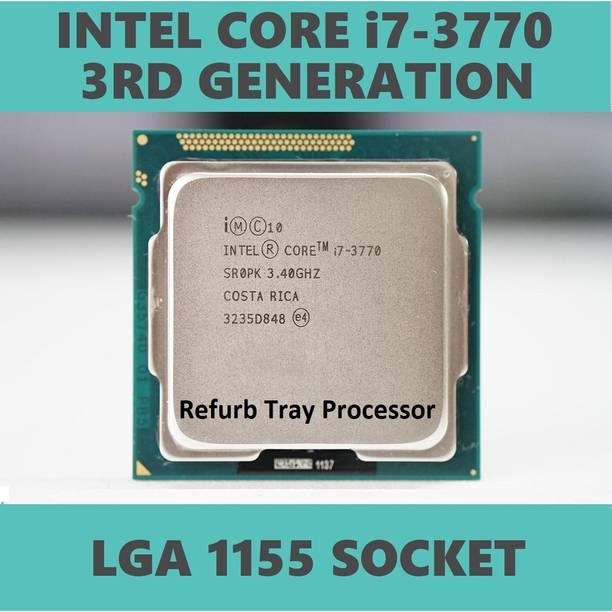 Refurb 3.4 GHz LGA 1155 Intel Core i7 3770 3rd Generati...
