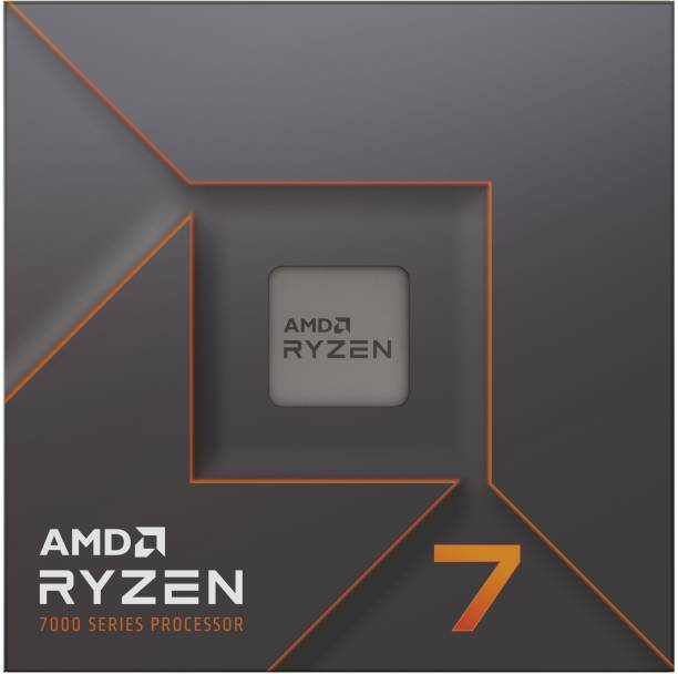 amd Ryzen 7 7700 3.8 GHz Upto 5.3 GHz AM5 Socket 8 Cores 16 Threads 8 MB L2 32 MB L3 Desktop Processor