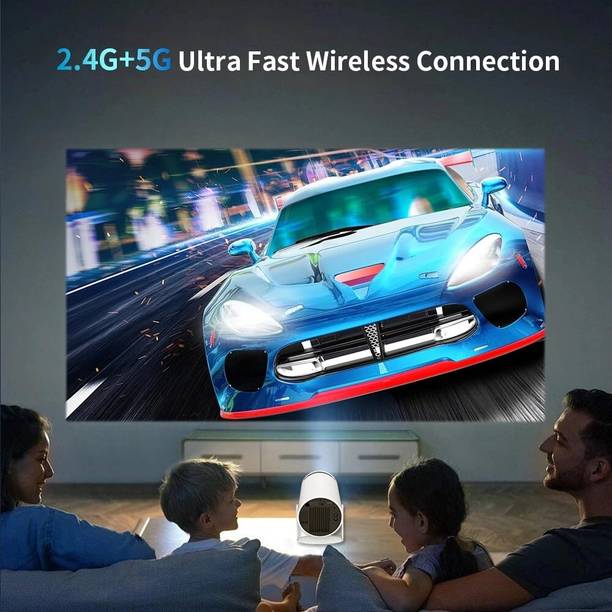 ENMORA Android HD Projector, 1080P 4K Home Theater Video Android Projector ODX9 (2200 lm) Portable Projector