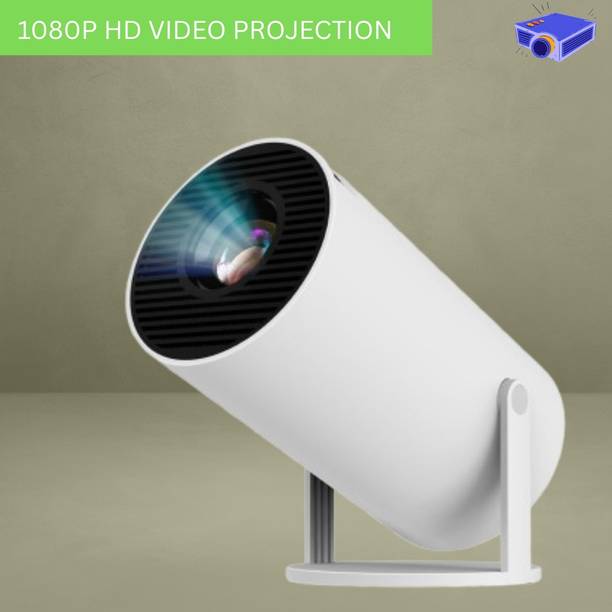 SACRO Mini HD Projector for Home 4KSupport With Built-in App Netflix/Prime/YouTubeD263 (4500 lm / 1 Speaker / Wireless / Remote Controller) Portable Projector