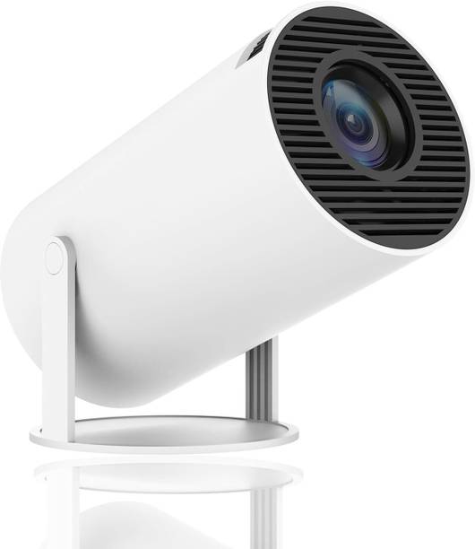 Voltegic Portable Video Projector 120 ANSI HD 1080P-White (4000 lm / 1 Speaker / Wireless / Remote Controller) Portable Projector