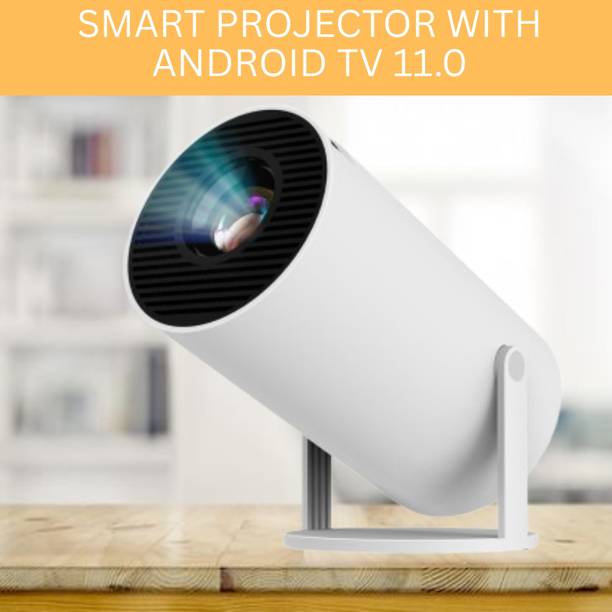 GUGGU Smart (Projector) 1080P & 4K Support Rotatable Design With Netflix/Prime etcE251 (4500 lm / 1 Speaker / Wireless / Remote Controller) Portable Projector