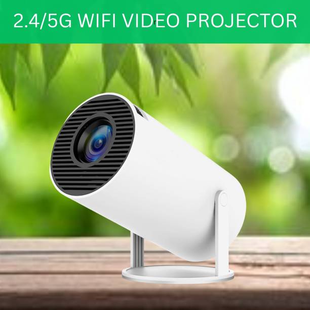 SYARA Protable Projector for Home 4K Support With Built-in Apps Netflix, YouTubeX102 (4500 lm / 1 Speaker / Wireless / Remote Controller) Portable Projector
