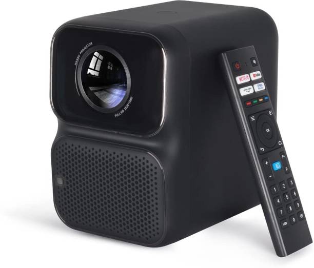 WANBO TT AutoFocus Netflix HDMI ARC 1080P FullHD 4K Support LinuxOS 650ANSI (7000 lm / 2 Speaker / Wireless / Remote Controller) Portable Projector
